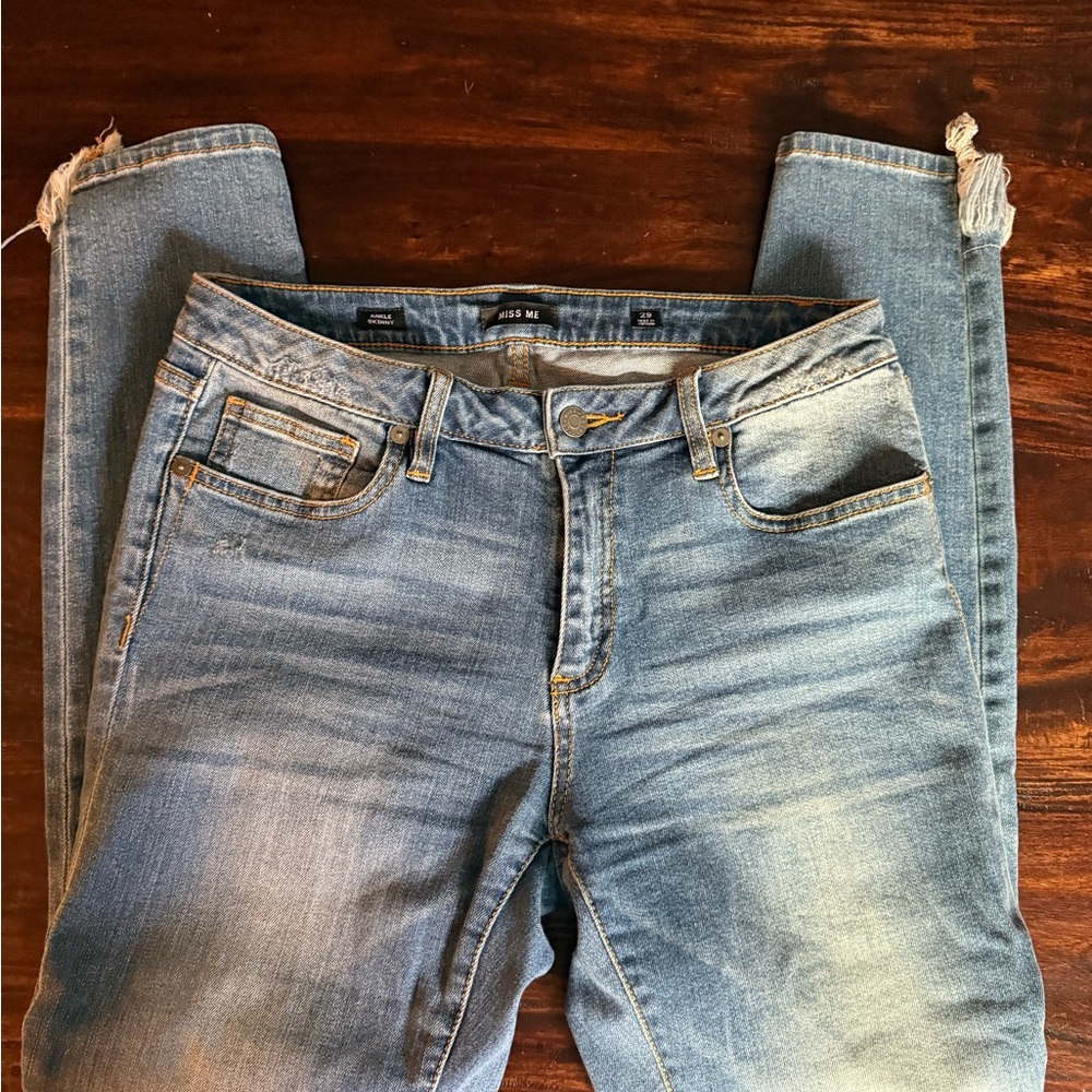 Miss Me Light Blue Skinny Jeans